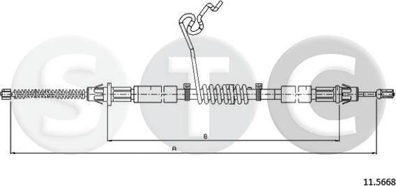 STC T481821 - Trose, Stāvbremžu sistēma autodraugiem.lv