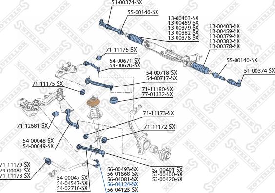 Stellox 56-04124-SX - Stiepnis / Atsaite, Stabilizators autodraugiem.lv