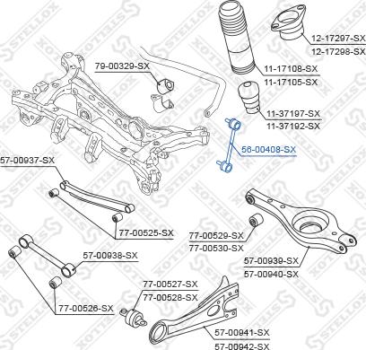 Stellox 56-00408-SX - Stiepnis / Atsaite, Stabilizators autodraugiem.lv