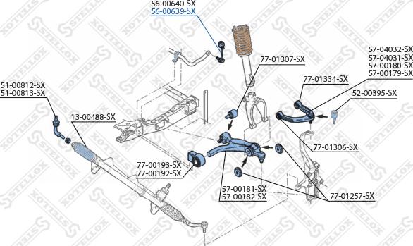 Stellox 56-00639-SX - Stiepnis / Atsaite, Stabilizators autodraugiem.lv