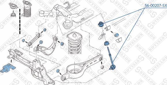 Stellox 56-00207-SX - Stiepnis / Atsaite, Stabilizators autodraugiem.lv