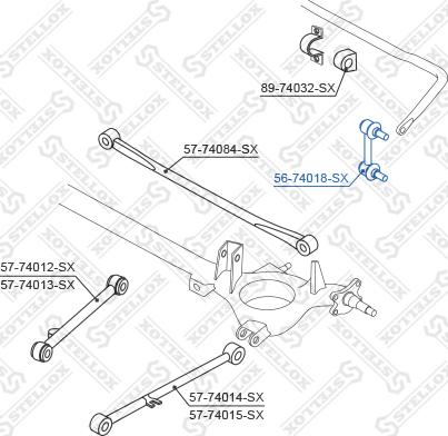 Stellox 56-74018-SX - Stiepnis / Atsaite, Stabilizators autodraugiem.lv