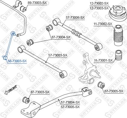 Stellox 56-73003-SX - Stiepnis / Atsaite, Stabilizators autodraugiem.lv