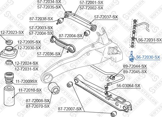 Stellox 56-72030-SX - Stiepnis / Atsaite, Stabilizators autodraugiem.lv