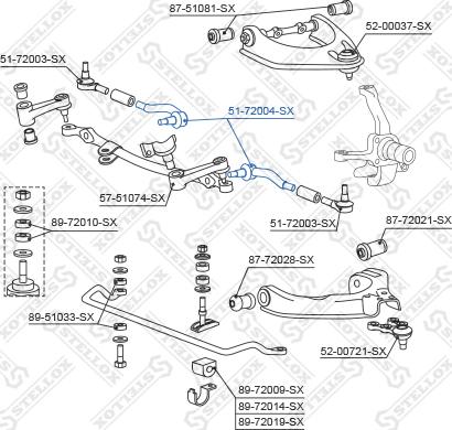 Stellox 51-72004-SX - Stūres šķērsstiepņa uzgalis autodraugiem.lv