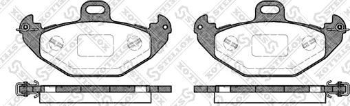 Stellox 697 000B-SX - Bremžu uzliku kompl., Disku bremzes autodraugiem.lv