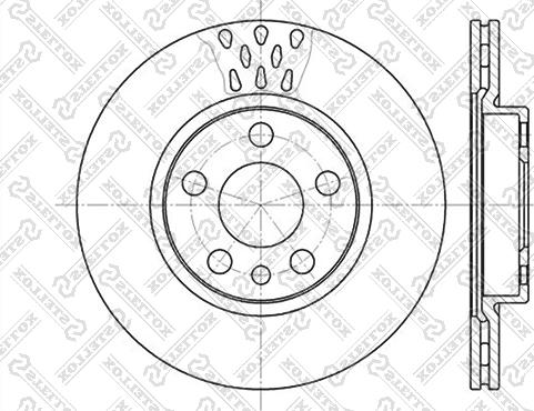 Stellox 6020-1923V-SX - Bremžu diski autodraugiem.lv