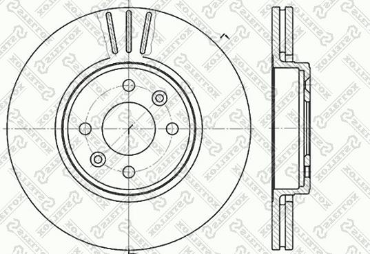 Stellox 6020-1800V-SX - Bremžu diski autodraugiem.lv