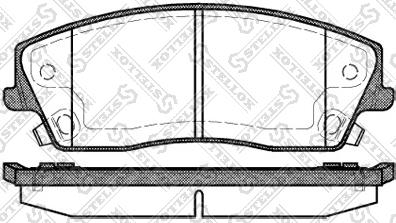 Chrysler VLX02555AB - Bremžu uzliku kompl., Disku bremzes autodraugiem.lv