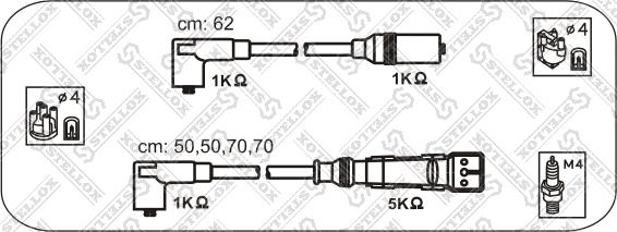 Stellox 10-38455-SX - Augstsprieguma vadu komplekts autodraugiem.lv