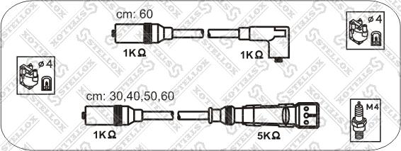 Stellox 10-38337-SX - Augstsprieguma vadu komplekts autodraugiem.lv