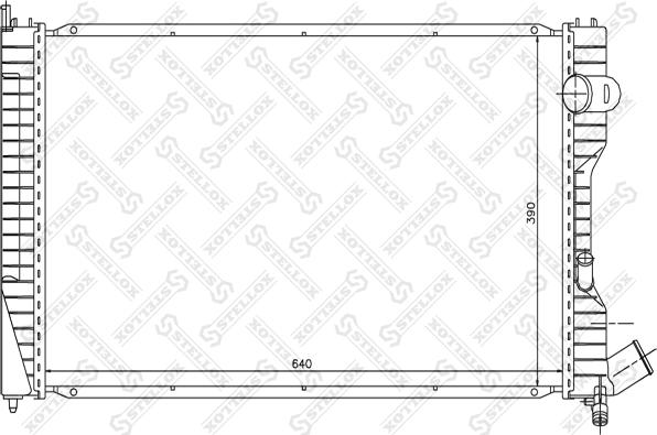 Stellox 10-25639-SX - Radiators, Motora dzesēšanas sistēma autodraugiem.lv