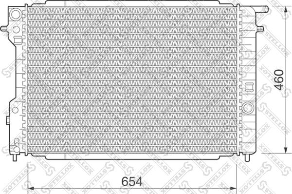 Stellox 10-25078-SX - Radiators, Motora dzesēšanas sistēma autodraugiem.lv