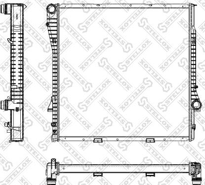 Stellox 10-25166-SX - Radiators, Motora dzesēšanas sistēma autodraugiem.lv