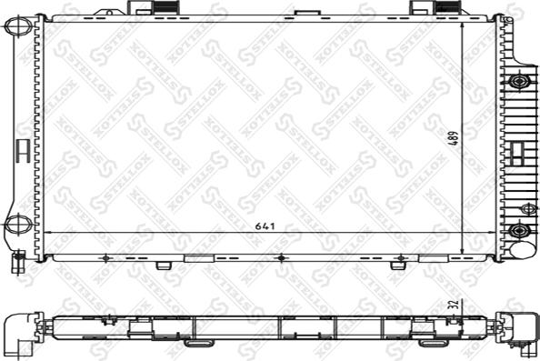 Stellox 10-25345-SX - Radiators, Motora dzesēšanas sistēma autodraugiem.lv