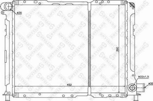 Stellox 10-25704-SX - Radiators, Motora dzesēšanas sistēma autodraugiem.lv