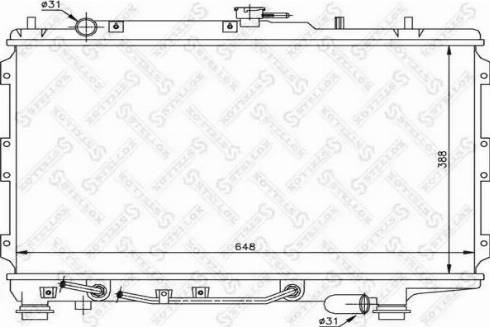 Stellox 10-26466-SX - Radiators, Motora dzesēšanas sistēma autodraugiem.lv