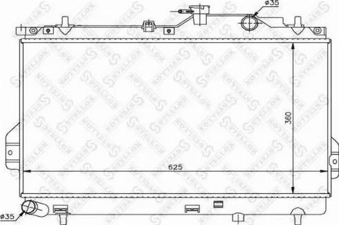 Stellox 10-26599-SX - Radiators, Motora dzesēšanas sistēma autodraugiem.lv