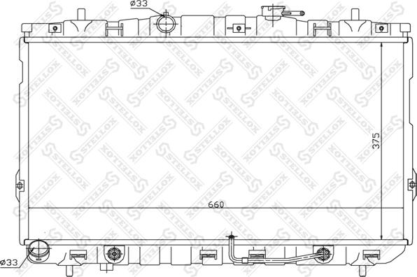 Stellox 10-26601-SX - Radiators, Motora dzesēšanas sistēma autodraugiem.lv