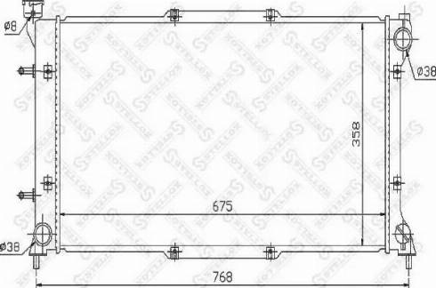 Stellox 10-26639-SX - Radiators, Motora dzesēšanas sistēma autodraugiem.lv