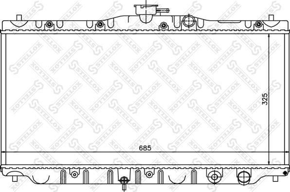 Stellox 10-26079-SX - Radiators, Motora dzesēšanas sistēma autodraugiem.lv