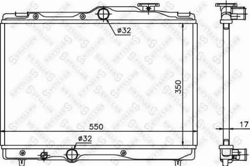 Stellox 10-26391-SX - Radiators, Motora dzesēšanas sistēma autodraugiem.lv