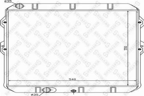 Stellox 10-26366-SX - Radiators, Motora dzesēšanas sistēma autodraugiem.lv