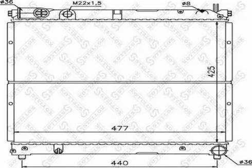 Stellox 10-26251-SX - Radiators, Motora dzesēšanas sistēma autodraugiem.lv