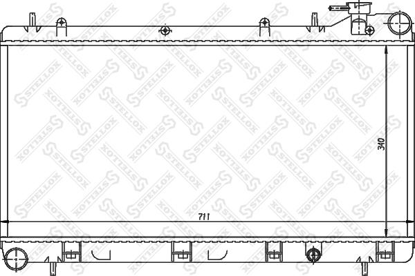 Stellox 10-26263-SX - Radiators, Motora dzesēšanas sistēma autodraugiem.lv