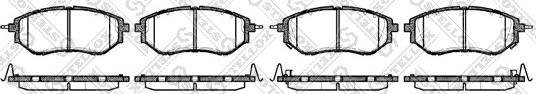 Stellox 1148 002-SX - Bremžu uzliku kompl., Disku bremzes autodraugiem.lv