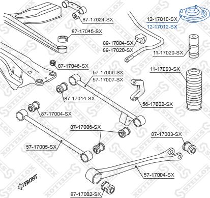 Stellox 12-17012-SX - Amortizatora statnes balsts autodraugiem.lv