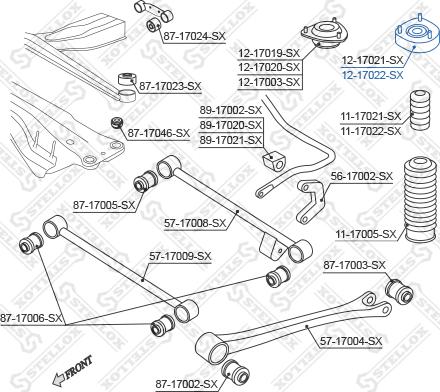 Stellox 12-17022-SX - Amortizatora statnes balsts autodraugiem.lv