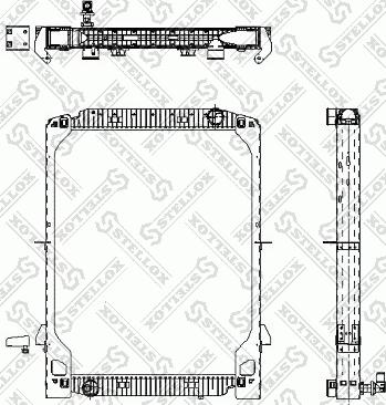 Stellox 81-03319-SX - Radiators, Motora dzesēšanas sistēma autodraugiem.lv