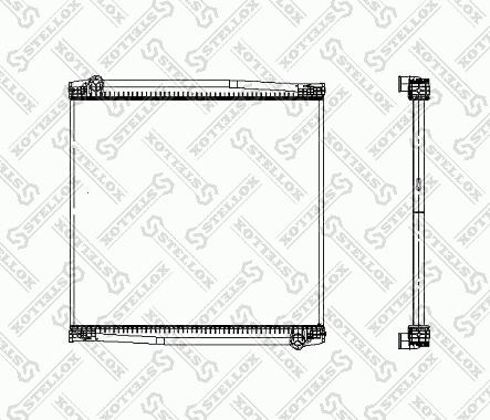 Stellox 81-03314-SX - Radiators, Motora dzesēšanas sistēma autodraugiem.lv