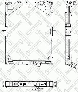 Stellox 81-03311-SX - Radiators, Motora dzesēšanas sistēma autodraugiem.lv