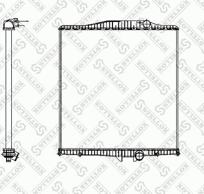 Stellox 81-03312-SX - Radiators, Motora dzesēšanas sistēma autodraugiem.lv