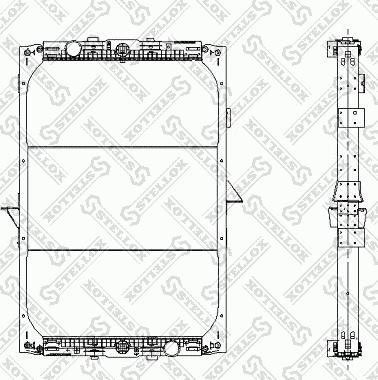 Stellox 81-03317-SX - Radiators, Motora dzesēšanas sistēma autodraugiem.lv