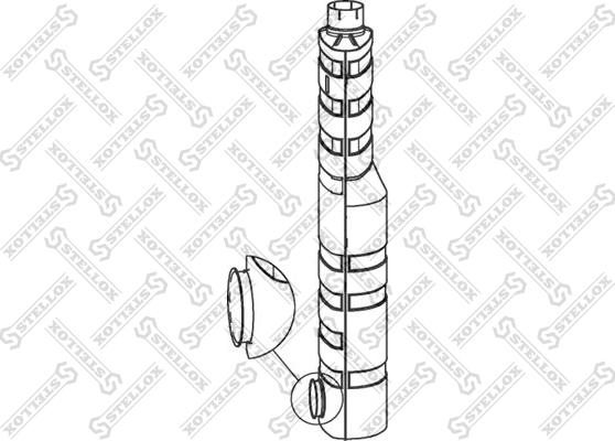 Stellox 82-03076-SX - Vidējais / Gala izpl. gāzu trokšņa slāpētājs autodraugiem.lv