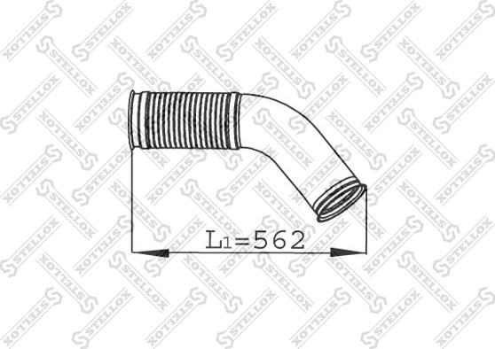 Stellox 82-03741-SX - Izplūdes caurule autodraugiem.lv
