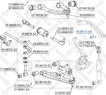 Stellox 87-98137-SX - Piekare, Šķērssvira autodraugiem.lv