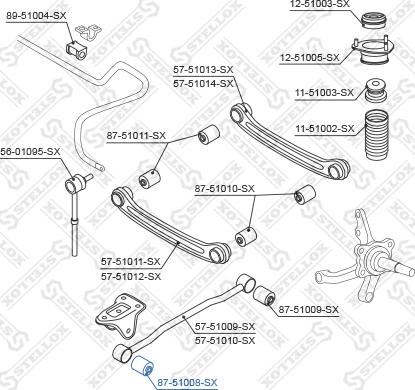 Stellox 87-51008-SX - Piekare, Šķērssvira autodraugiem.lv