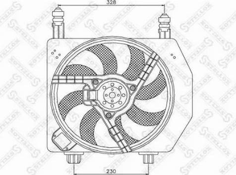 Stellox 29-99420-SX - Ventilators, Motora dzesēšanas sistēma autodraugiem.lv