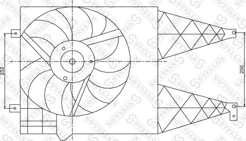 Stellox 29-99011-SX - Ventilators, Motora dzesēšanas sistēma autodraugiem.lv