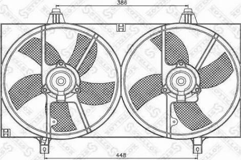 Stellox 29-99351-SX - Ventilators, Motora dzesēšanas sistēma autodraugiem.lv