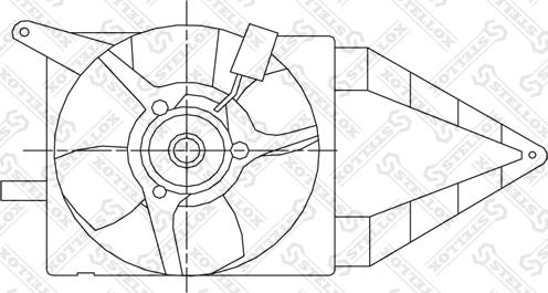 Stellox 29-99246-SX - Ventilators, Motora dzesēšanas sistēma autodraugiem.lv