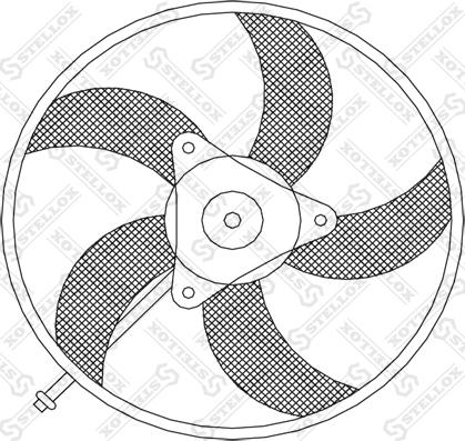 Stellox 29-99256-SX - Ventilators, Motora dzesēšanas sistēma autodraugiem.lv