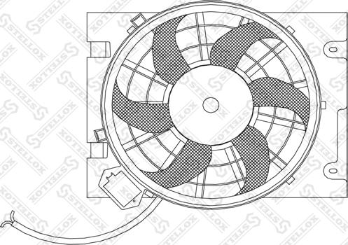 Stellox 29-99265-SX - Ventilators, Motora dzesēšanas sistēma autodraugiem.lv