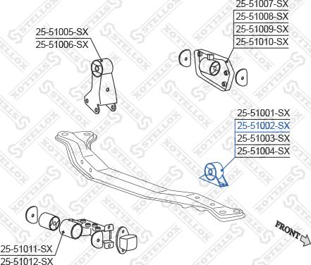 Stellox 25-51002-SX - Piekare, Dzinējs autodraugiem.lv