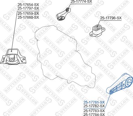 Stellox 25-17781-SX - Piekare, Dzinējs autodraugiem.lv