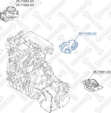 Stellox 25-71082-SX - Piekare, Dzinējs autodraugiem.lv
